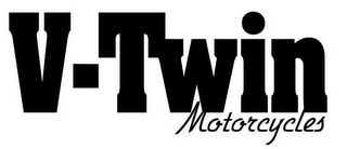 V TWIN MOTORCYCLES logo