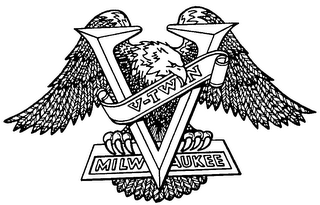 V-TWIN V MILWAUKEE logo