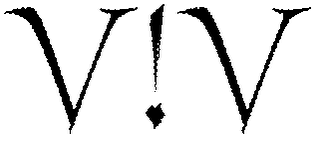 V ! V logo