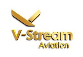 V V-STREAM AVIATION logo