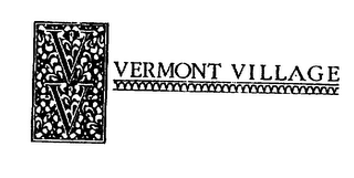 V V VERMONT VILLAGE logo