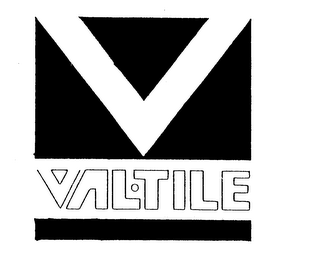 V VAL-TILE logo