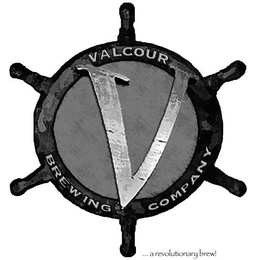 V VALCOUR BREWING COMPANY....A REVOLUTIONARY BREW! logo