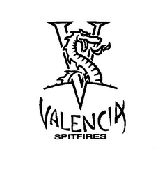 V VALENCIA SPITFIRES logo