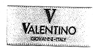 V VALENTINO GIOVANNI-ITALY logo