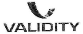 V VALIDITY logo
