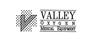 V VALLEY OXYGEN MEDICAL EQUIPMENT logo