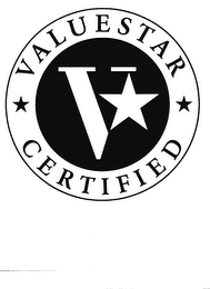 V VALUESTAR CERTIFIED logo