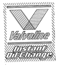 V VALVOLINE INSTANT OIL CHANGE logo