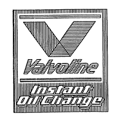 V VALVOLINE INSTANT OIL CHANGE logo