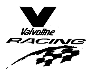 V VALVOLINE RACING logo