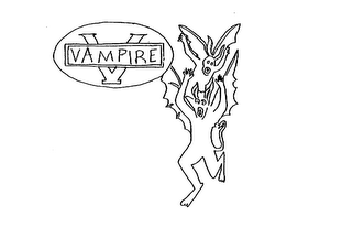 V VAMPIRE logo