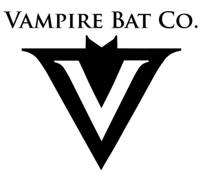 V VAMPIRE BAT CO. logo