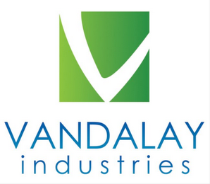 V VANDALAY INDUSTRIES logo