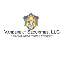 V VANDERBILT SECURITIES, LLC "HELPING GOOD PEOPLE PROSPER" logo