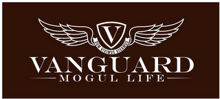 V VANGUARD MOGUL LIFE DUM VIVIMUS VIVAMUS logo