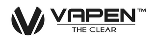 V VAPEN THE CLEAR logo