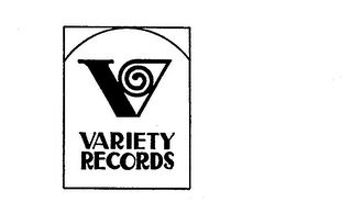 V VARIETY RECORDS logo