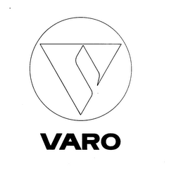 V VARO logo