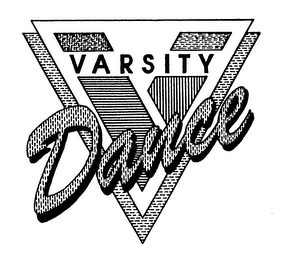 V VARSITY DANCE logo