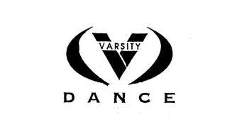 V VARSITY DANCE logo