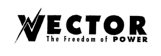 V VECTOR THE FREEDOM OF POWER logo