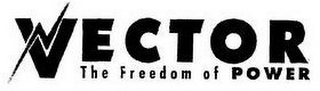 V VECTOR THE FREEDOM OF POWER logo