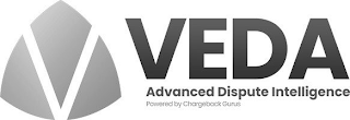 V VEDA ADVANCED DISPUTE INTELLIGENCE POWERED BY CHARGEBACK GURUS logo