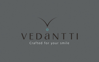 V VEDANTTI CRAFTED FOR YOUR SMILE logo