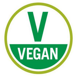 V VEGAN logo