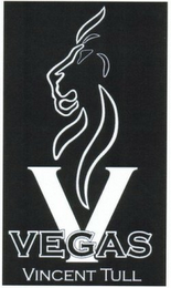 V VEGAS VINCENT TULL logo