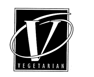 V VEGETARIAN logo