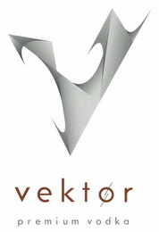 V VEKTOR PREMIUM VODKA logo