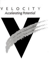V VELOCITY ACCELERATING POTENTIAL logo