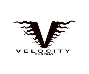 V VELOCITY SURFING logo