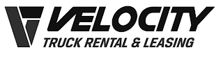 V VELOCITY TRUCK RENTAL & LEASING logo