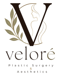 V VELORÉ PLASTIC SURGERY & AESTHETICS logo