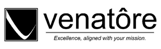 V VENATÔRE EXCELLENCE, ALIGNED WITH YOUR MISSION. logo