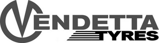 V VENDETTA TYRES logo