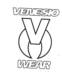 V VENESIO WEAR logo