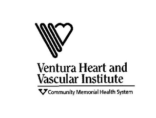 V VENTURA HEART AND VASCULAR INSTITUTE COMMUNITY MEMORIAL HEALTH SYSTEM logo