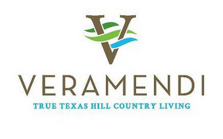 V VERAMENDI TRUE TEXAS HILL COUNTRY LIVING logo