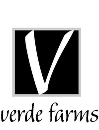 V VERDE FARMS logo