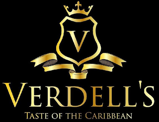 V VERDELL'S TASTE OF THE CARIBBEAN logo