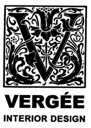 V VERGEE INTERIOR DESIGN logo