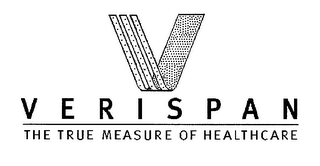V VERISPAN THE TRUE MEASURE OF HEALTH CARE logo