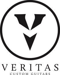 V VERITAS CUSTOM GUITARS logo