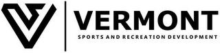 V VERMONT SPORTS AND RECREATION DEVELOPMENT logo
