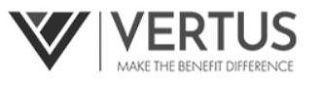 V VERTUS MAKE THE BENEFIT DIFFERENCE logo