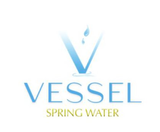 V VESSEL SPRING WATER logo